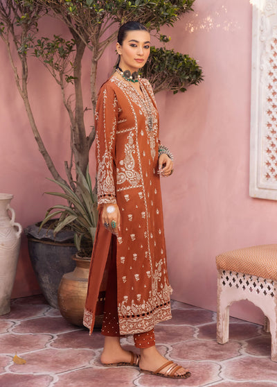 Iznik Unstitched Festive Lawn Eid Edition 2023 IE-08 Abdar