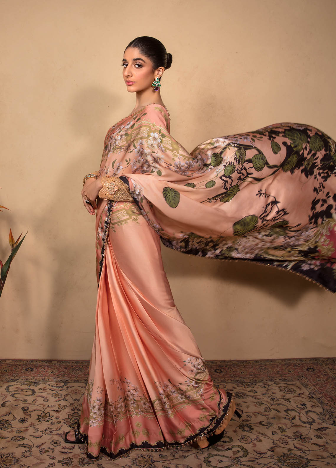 Jahan Aara By Nayab Unstitched Saree Collection 2023 NS-005 Mira