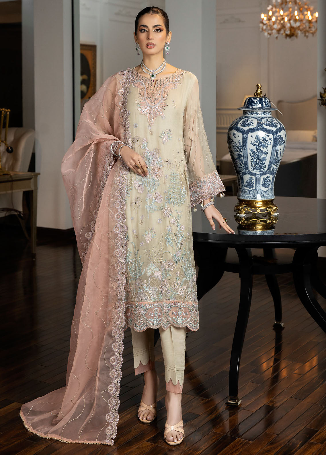 Jannan By Riaz Arts Chiffon Wedding Edition 2023 Vol-01 JL-36