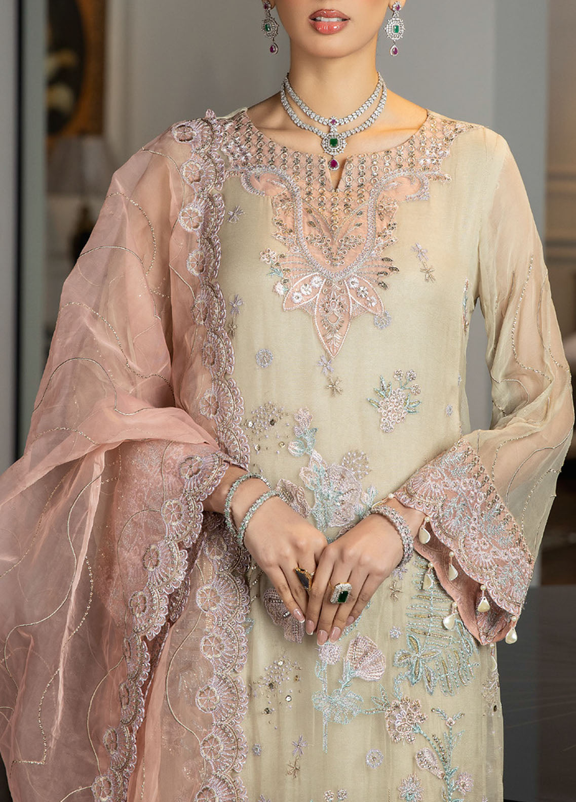 Jannan By Riaz Arts Chiffon Wedding Edition 2023 Vol-01 JL-36