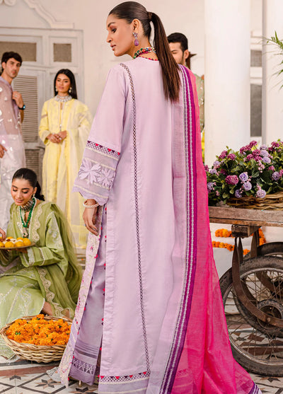 Jashn-e-Eid By Maryum N Maria Unstitched Festive Lawn Collection 2023 MLFD135 Berry