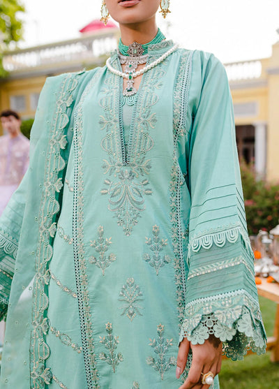 Jashn-e-Eid By Maryum N Maria Unstitched Festive Lawn Collection 2023 MLFD136 Sultriness