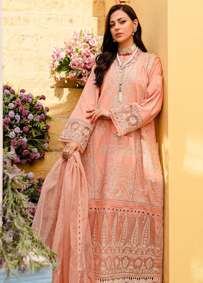 Jashn-e-Eid By Maryum N Maria Unstitched Festive Lawn Collection 2023 MLFD137 Bare Again