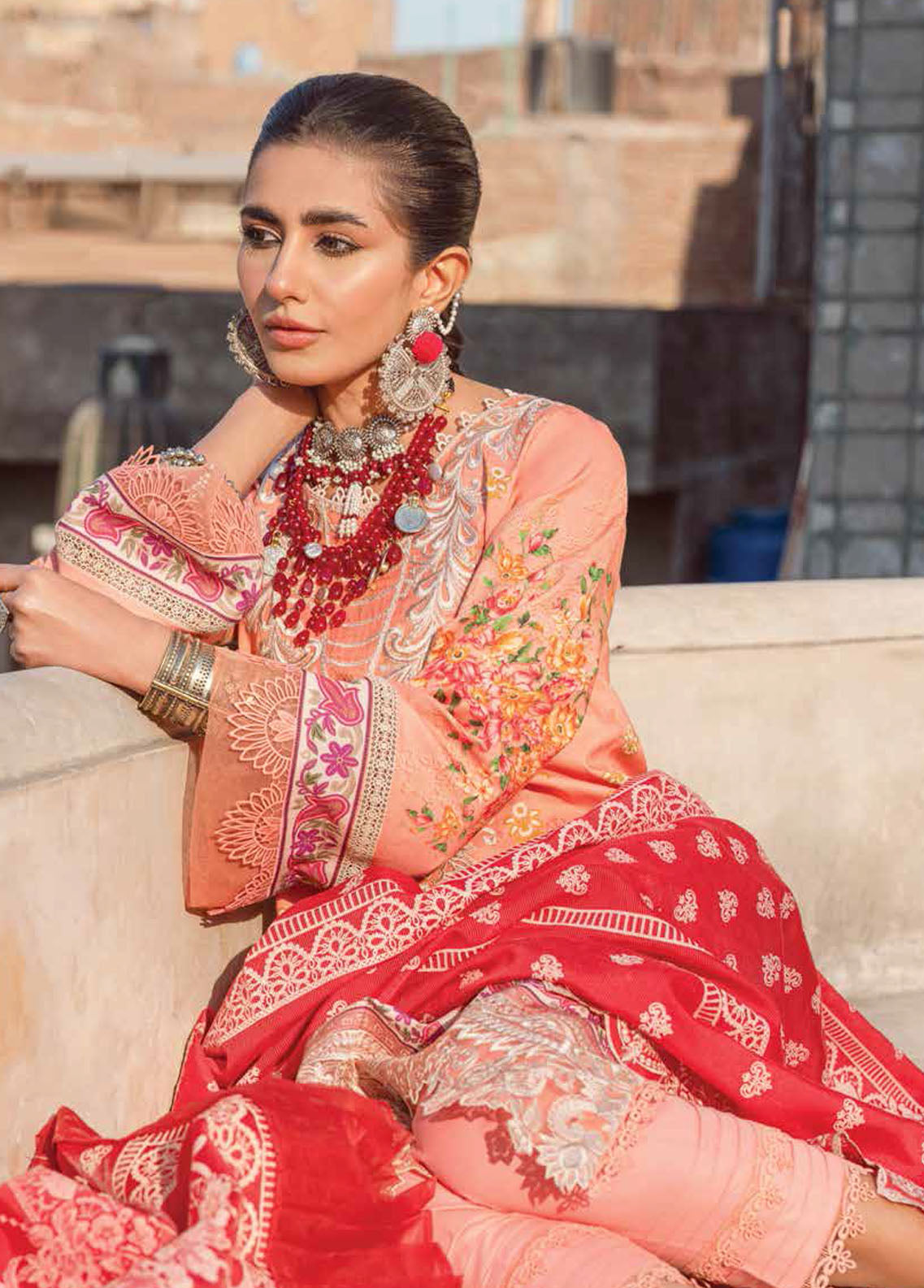 Kinaar by Shiza Hassan Lawn Collection 2023 SHZ-11 Bahaar