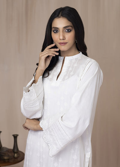 Lakhany Casual Pret Embroidered Cambric Shirt LG-RN-0057-W-EMB-1P