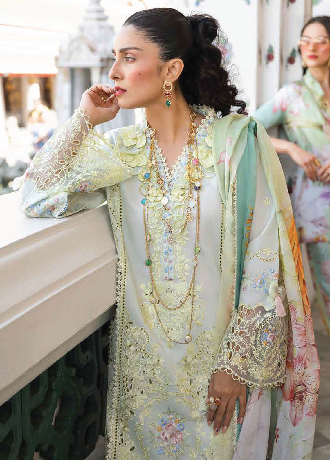 Lawana by Mushq Luxury Lawn Spring/Summer Collection 2023 MSL-23-07 Kamon