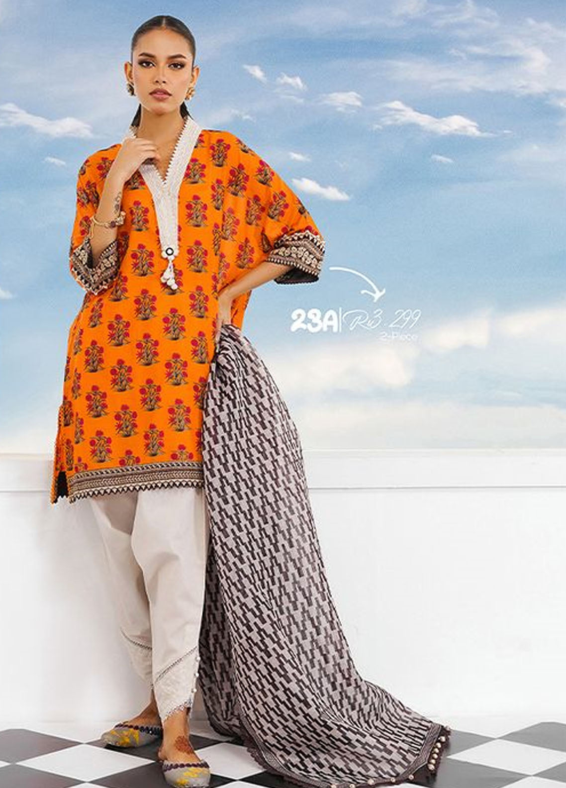 MAHAY by Sana Safinaz Summer Collection 2023 SS23MH D-23A