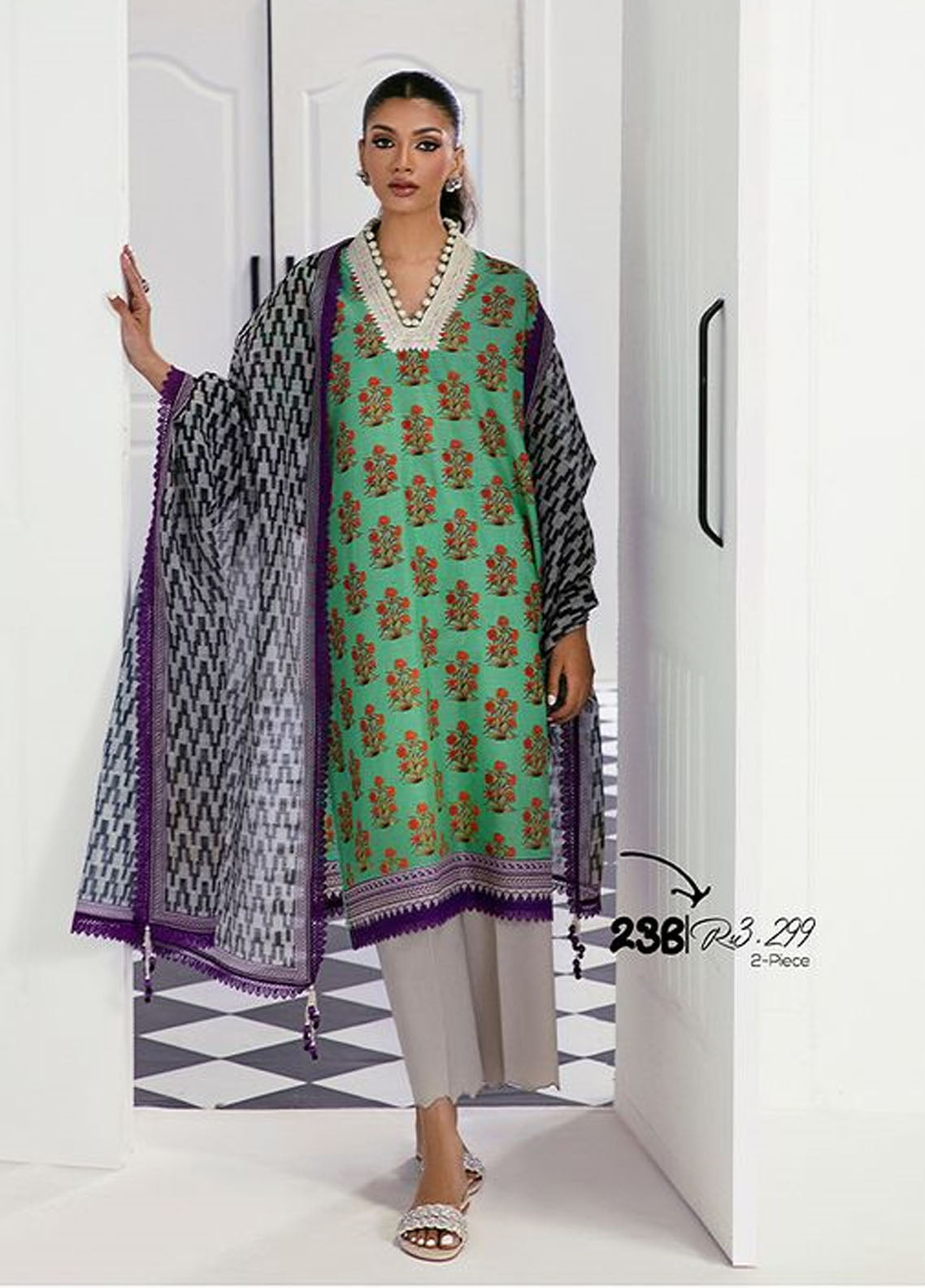 MAHAY by Sana Safinaz Summer Collection 2023 SS23MH D-23B