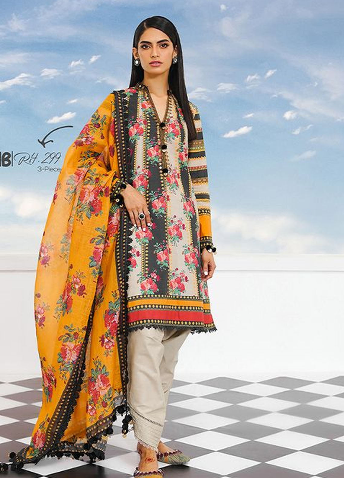 MAHAY by Sana Safinaz Summer Collection 2023 SS23MH D-24B