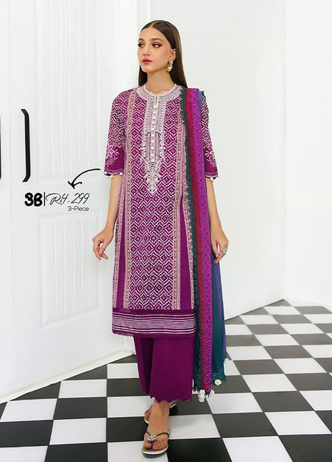 MAHAY by Sana Safinaz Summer Collection 2023 SS23MH D-3B