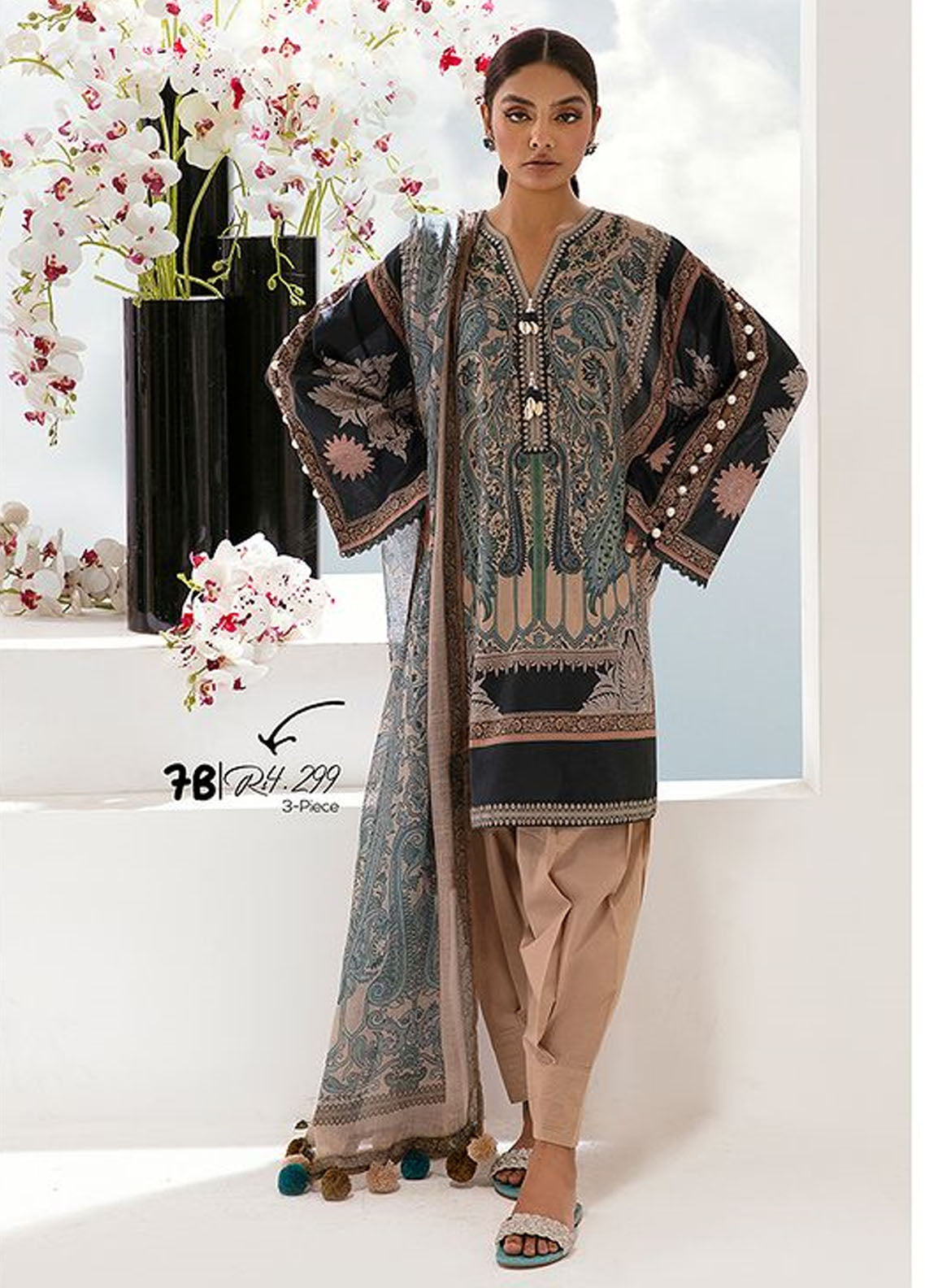 MAHAY by Sana Safinaz Summer Collection 2023 SS23MH D-7B