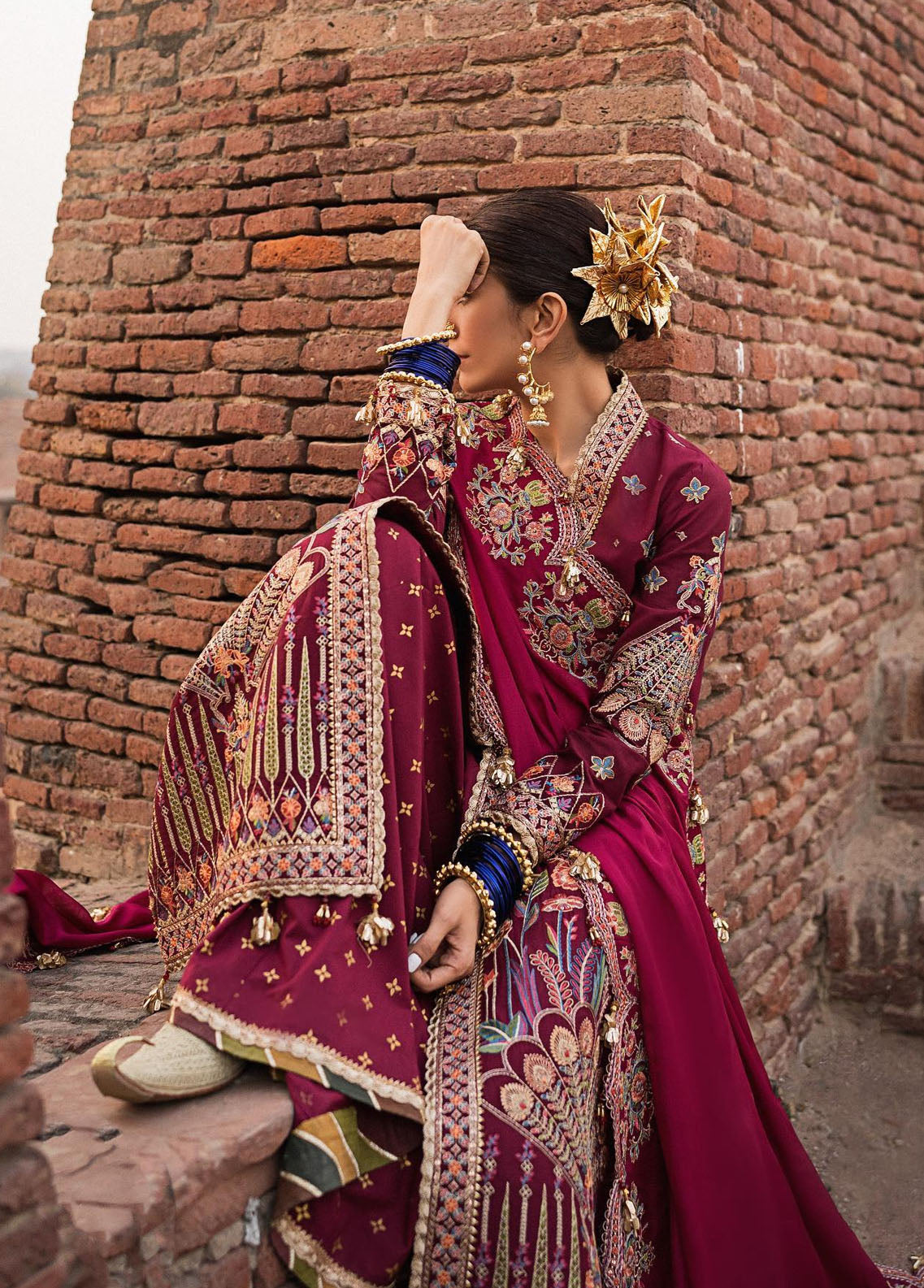 MNR Baad-e-Nau Bahaar Festive Eid Lawn Collection 2023 Zafraan