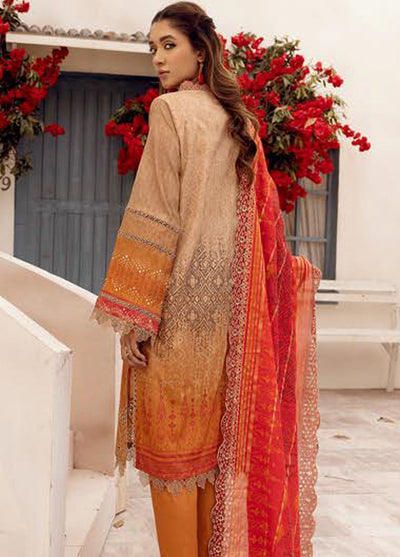 Mahees By Riaz Arts Embroidered Lawn Collection 2023 Vol-08 D-7