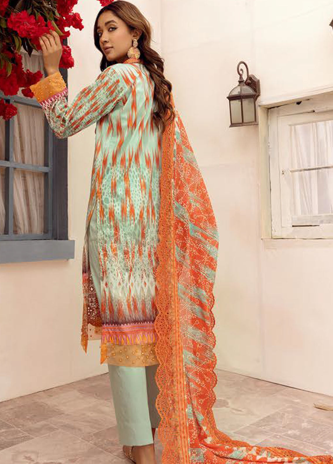 Mahees By Riaz Arts Embroidered Lawn Collection 2023 Vol-08 D-8