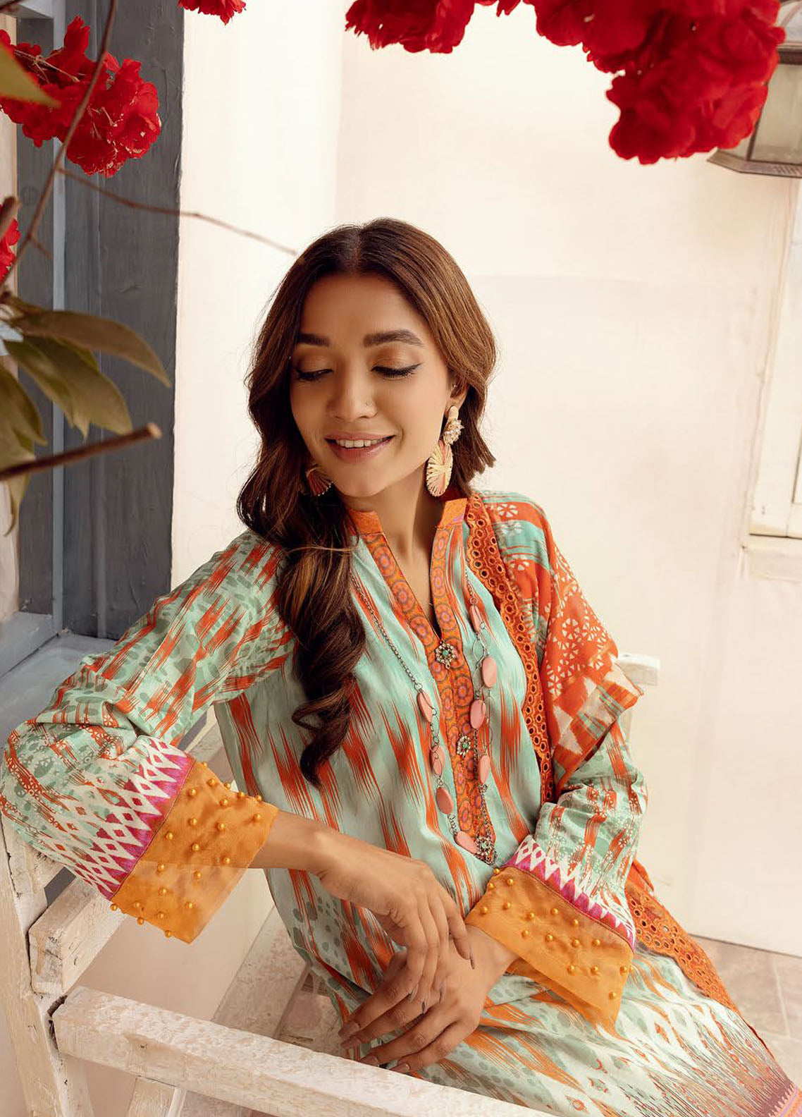 Mahees By Riaz Arts Embroidered Lawn Collection 2023 Vol-08 D-8