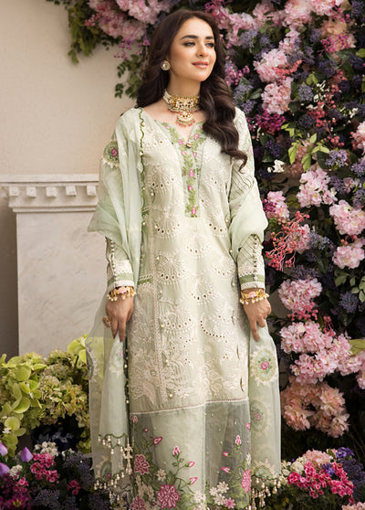 Mahiymaan Unstitched Luxury Lawn Eid Collection 2023 D-01