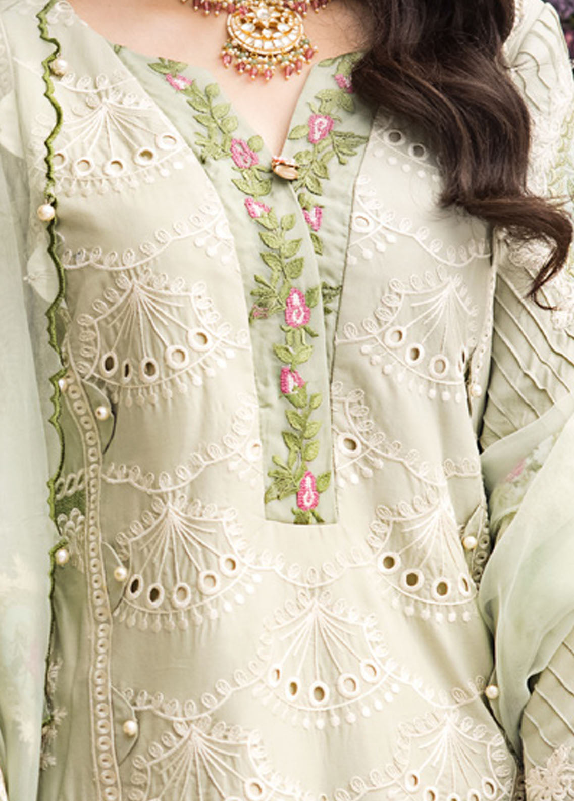 Mahiymaan Unstitched Luxury Lawn Eid Collection 2023 D-01