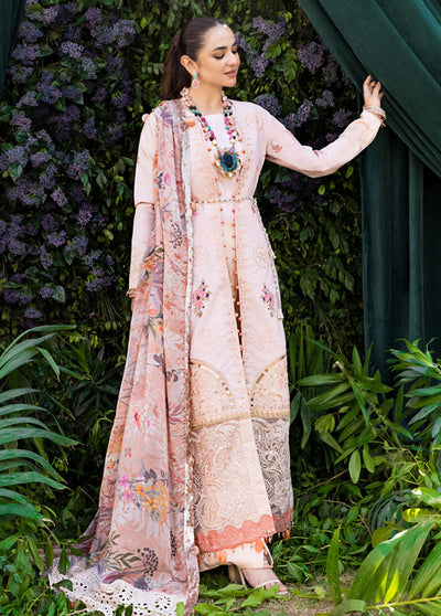 Mahiymaan Unstitched Luxury Lawn Eid Collection 2023 D-02