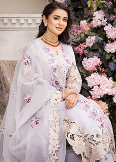 Mahiymaan Unstitched Luxury Lawn Eid Collection 2023 D-04