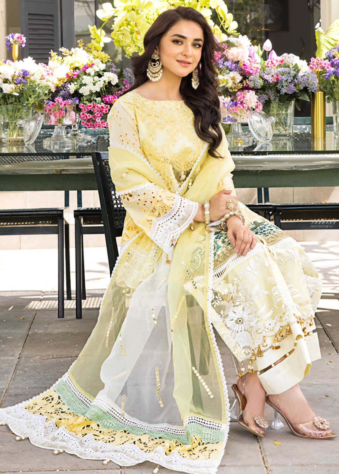 Mahiymaan Unstitched Luxury Lawn Eid Collection 2023 D-07