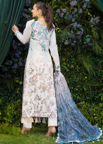 Mahiymaan Unstitched Luxury Lawn Eid Collection 2023 D-11