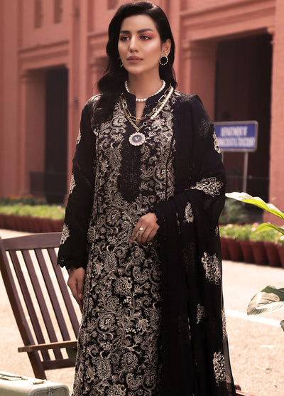Mahnur Embroidered Lawn Suits Unstitched 3 Piece MN23L-V2 D-11 - Summer Collection