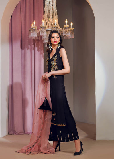 Mahum Asad Luxury Pret Raw Silk 3 Piece Dress MA23FE VERVE