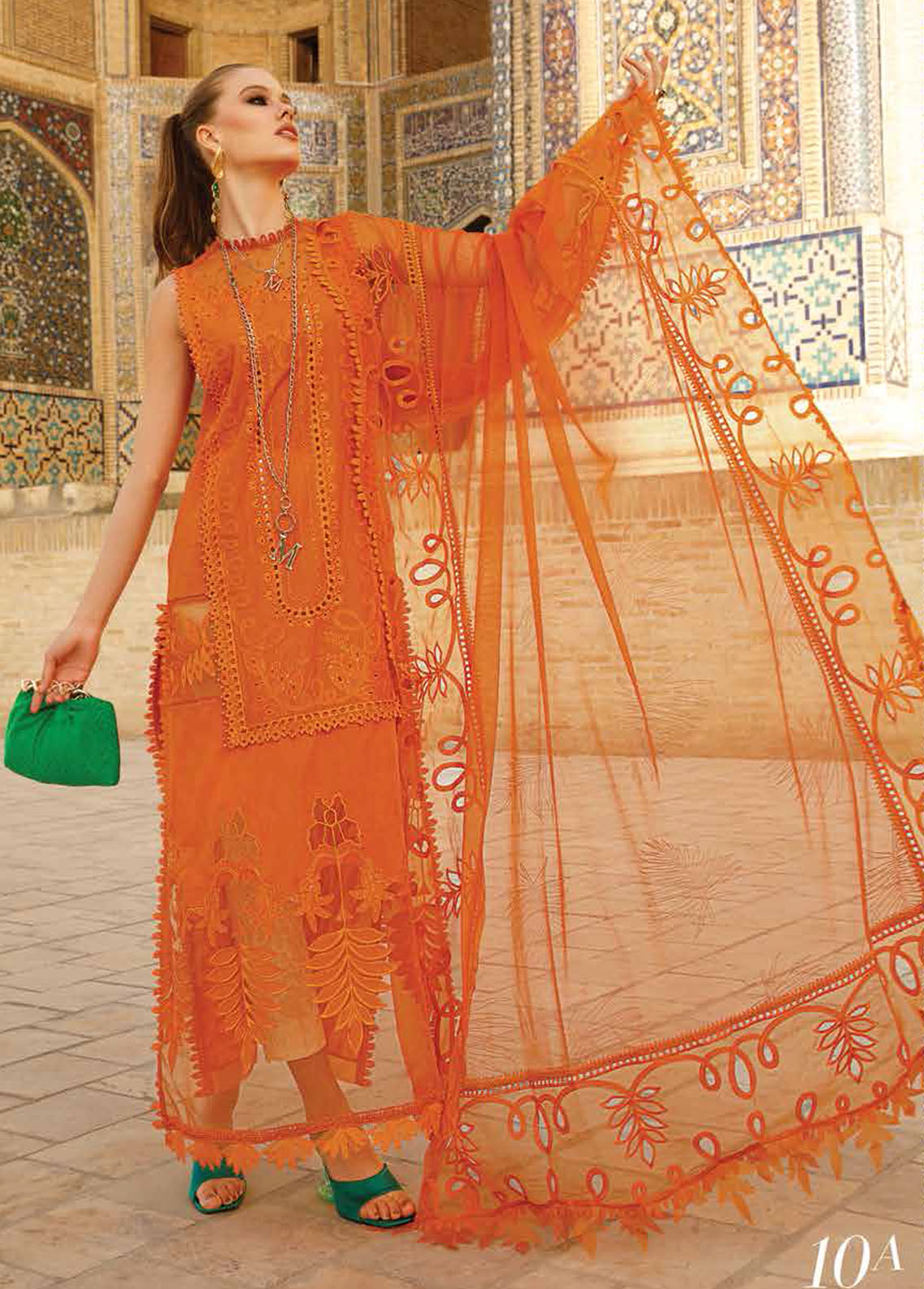 Maria B Voyage A Luxe Eid Lawn Collection 2023 10A