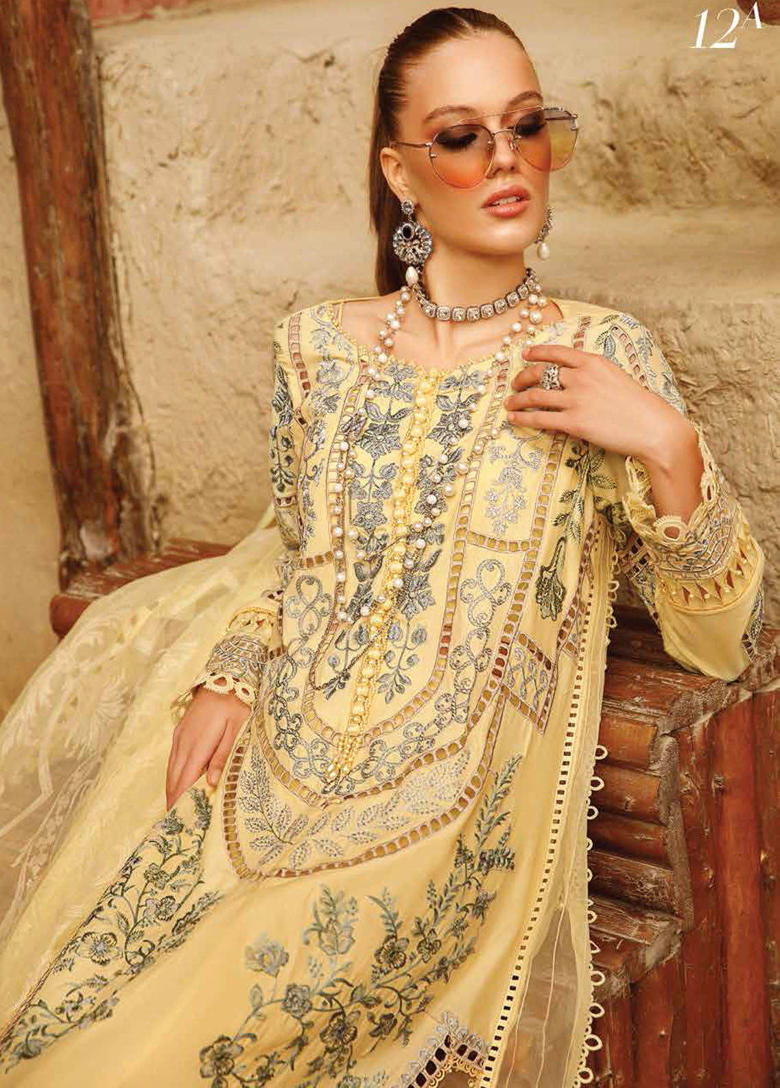 Maria B Voyage A Luxe Eid Lawn Collection 2023 12A