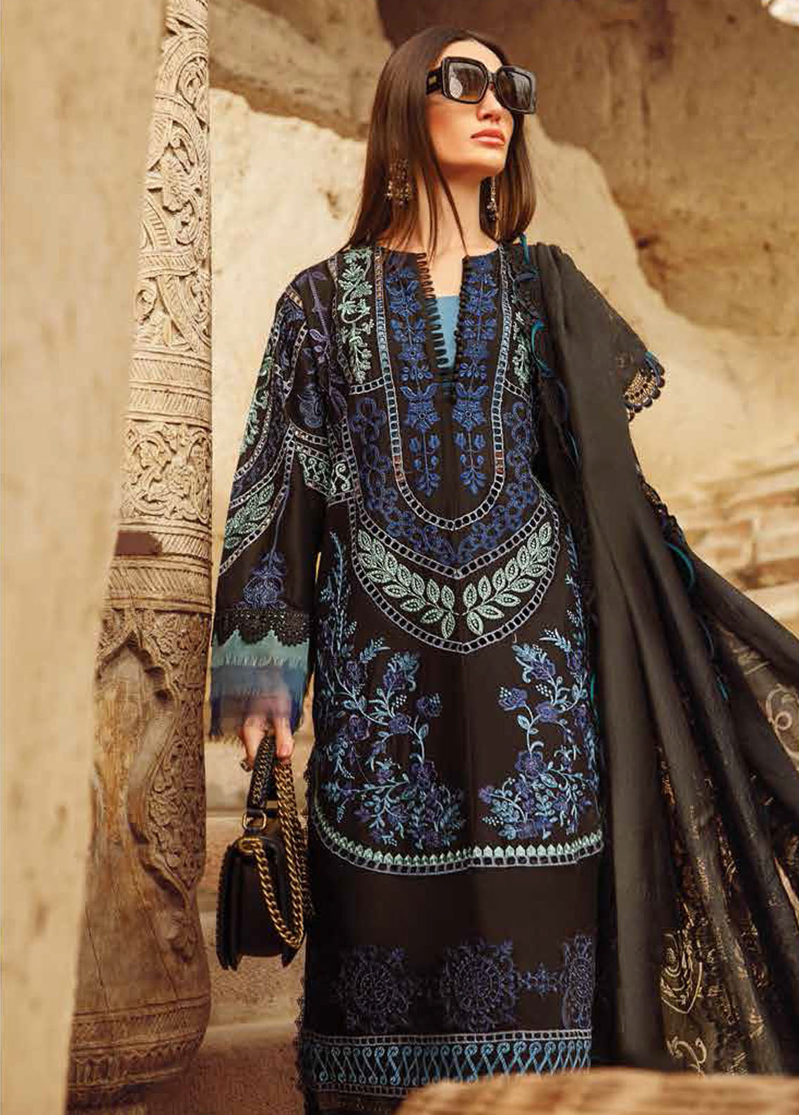 Maria B Voyage A Luxe Eid Lawn Collection 2023 12B