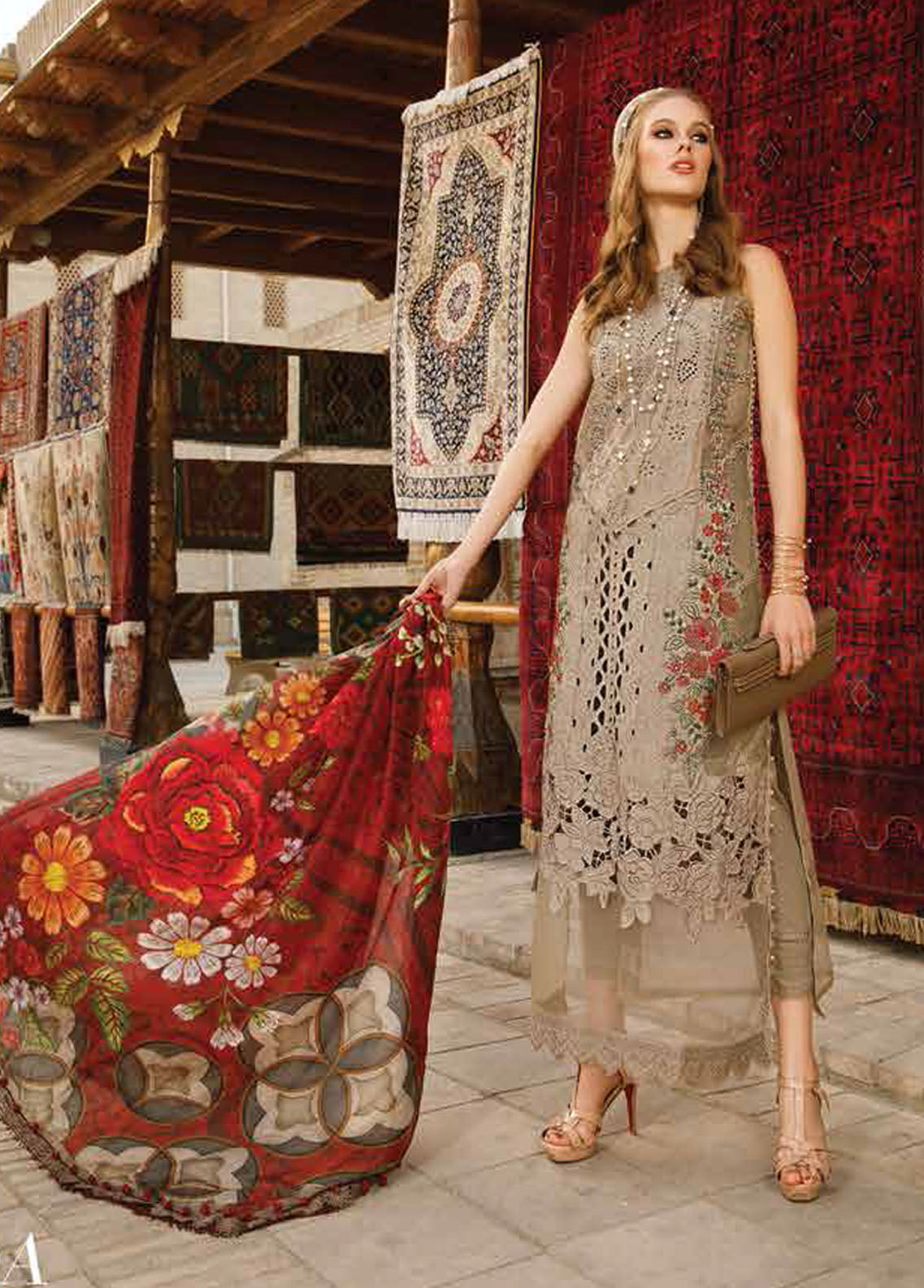 Maria B Voyage A Luxe Eid Lawn Collection 2023 13A