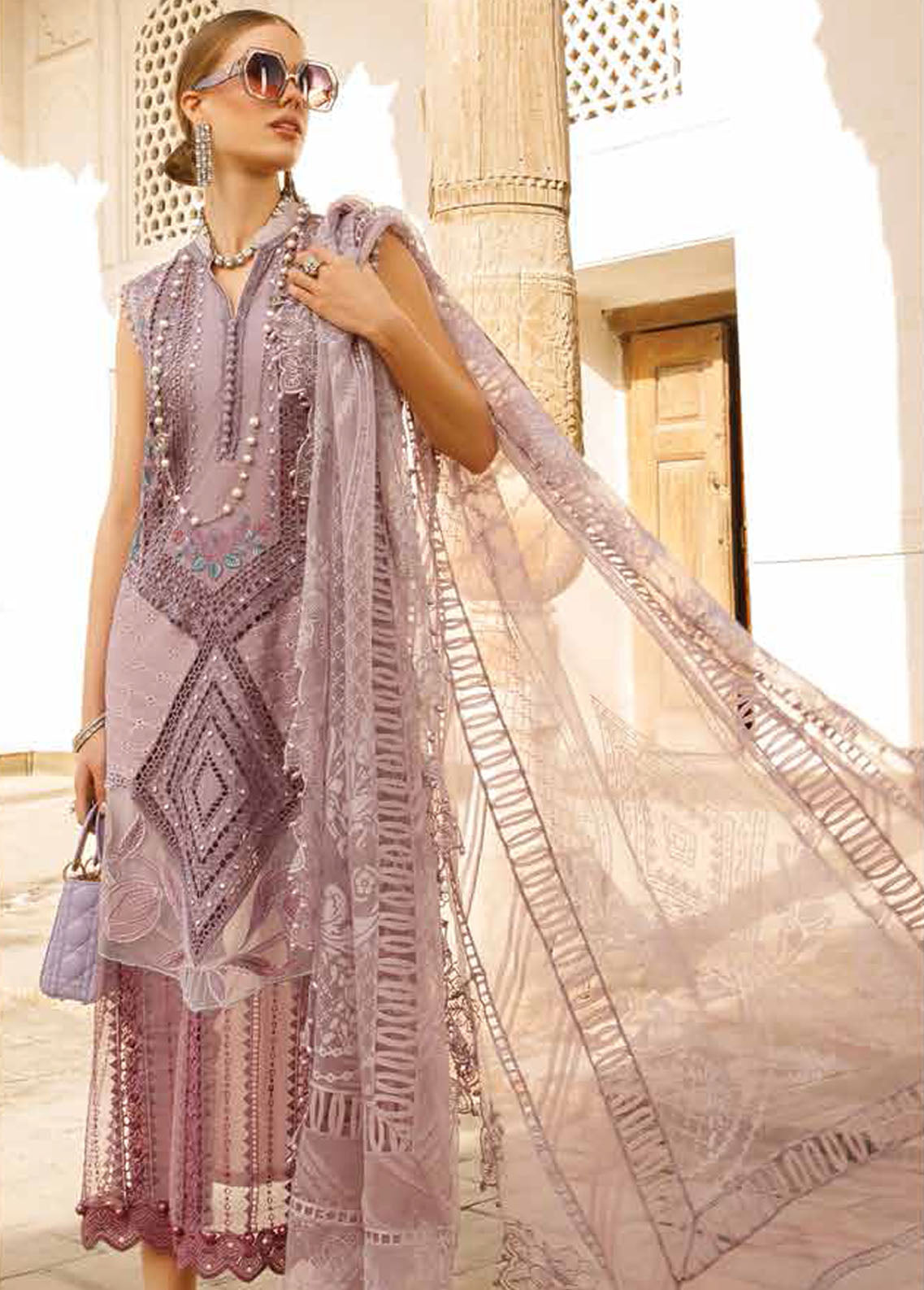 Maria B Voyage A Luxe Eid Lawn Collection 2023 1A