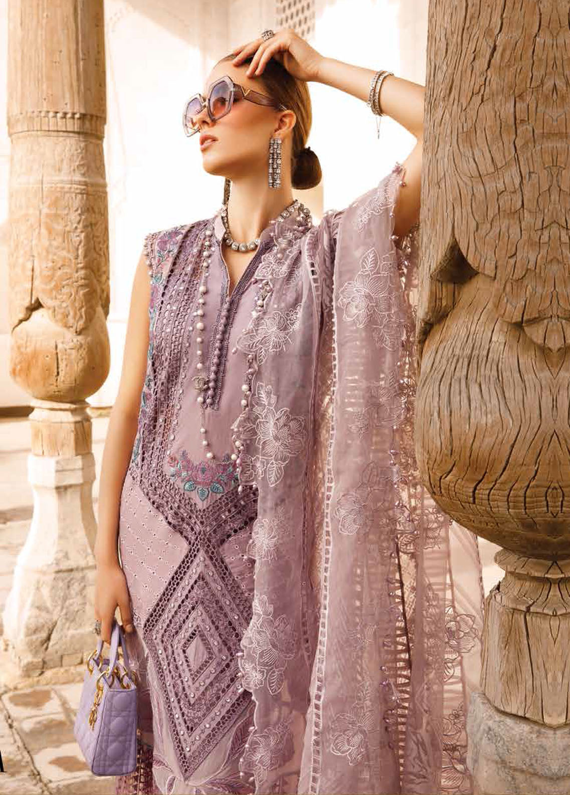 Maria B Voyage A Luxe Eid Lawn Collection 2023 1A