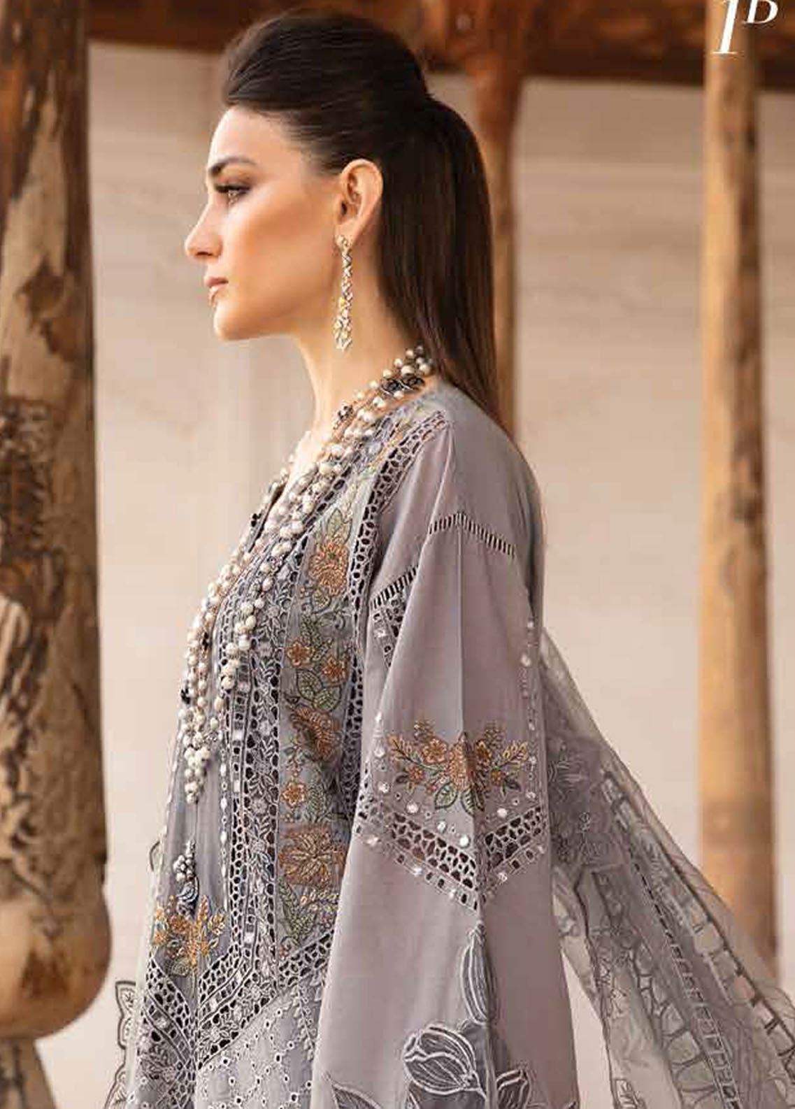 Maria B Voyage A Luxe Eid Lawn Collection 2023 1B
