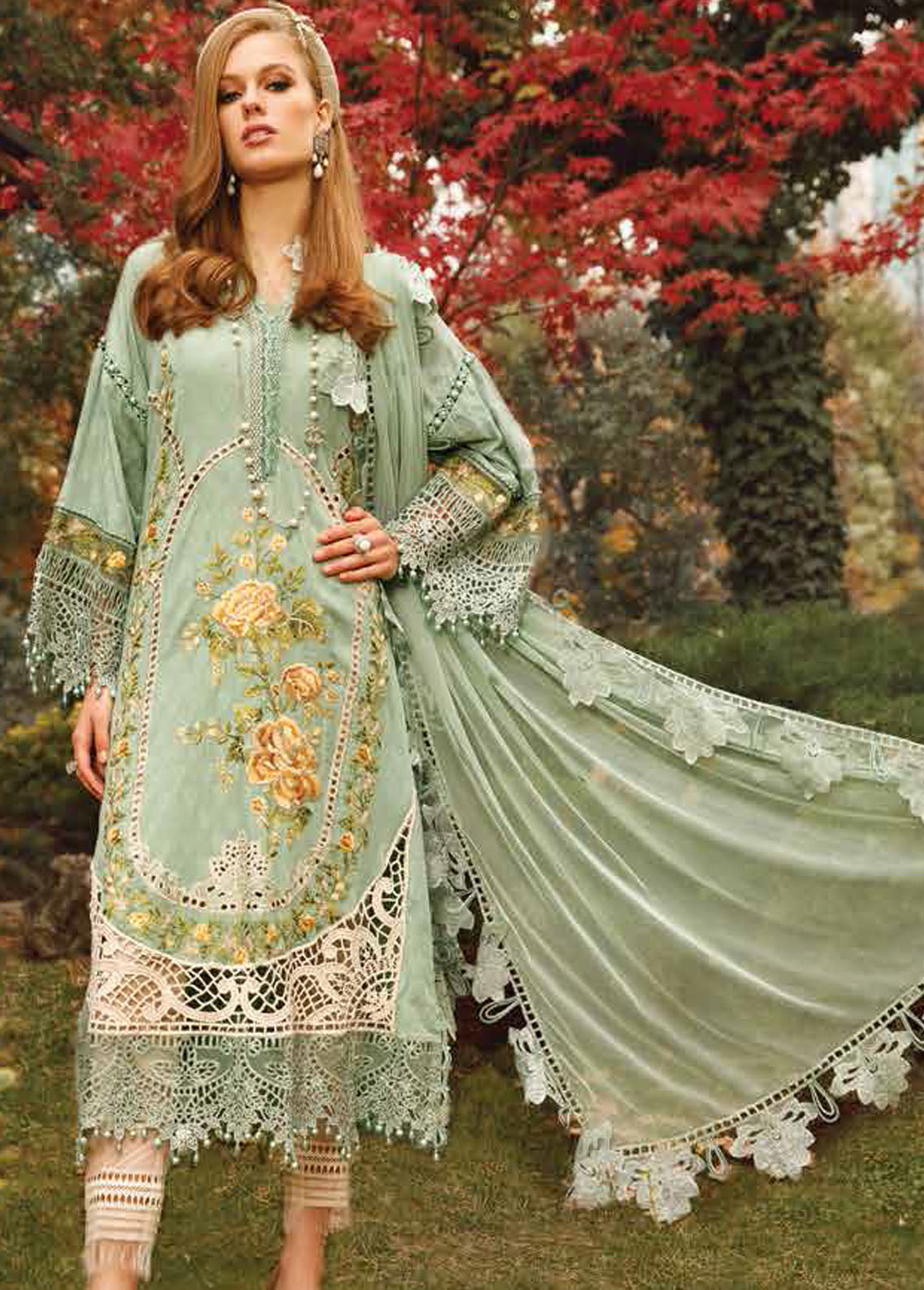 Maria B Voyage A Luxe Eid Lawn Collection 2023 2B