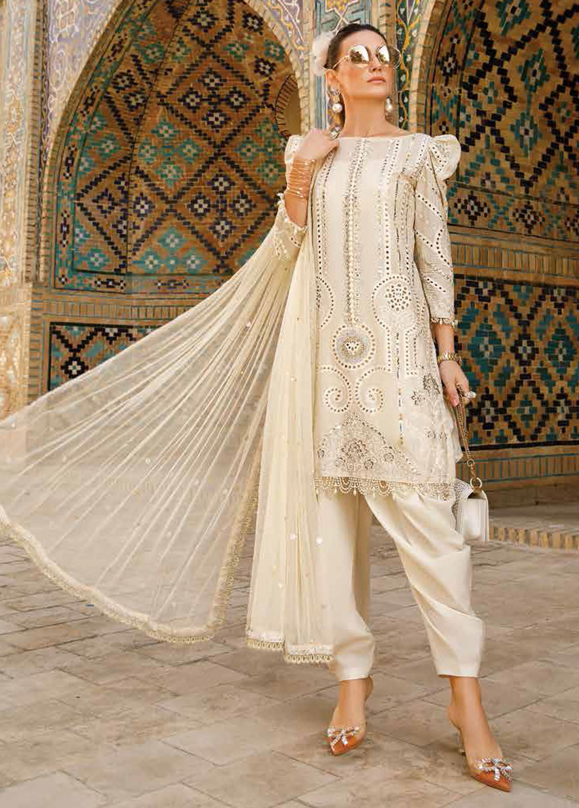 Maria B Voyage A Luxe Eid Lawn Collection 2023 8A