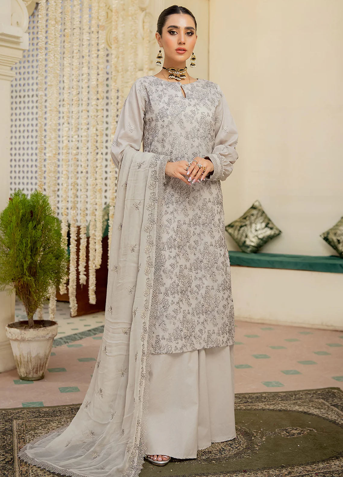 Mehr-E-Mah By Mahnur Unstitched Summer Collection 2023 D-09
