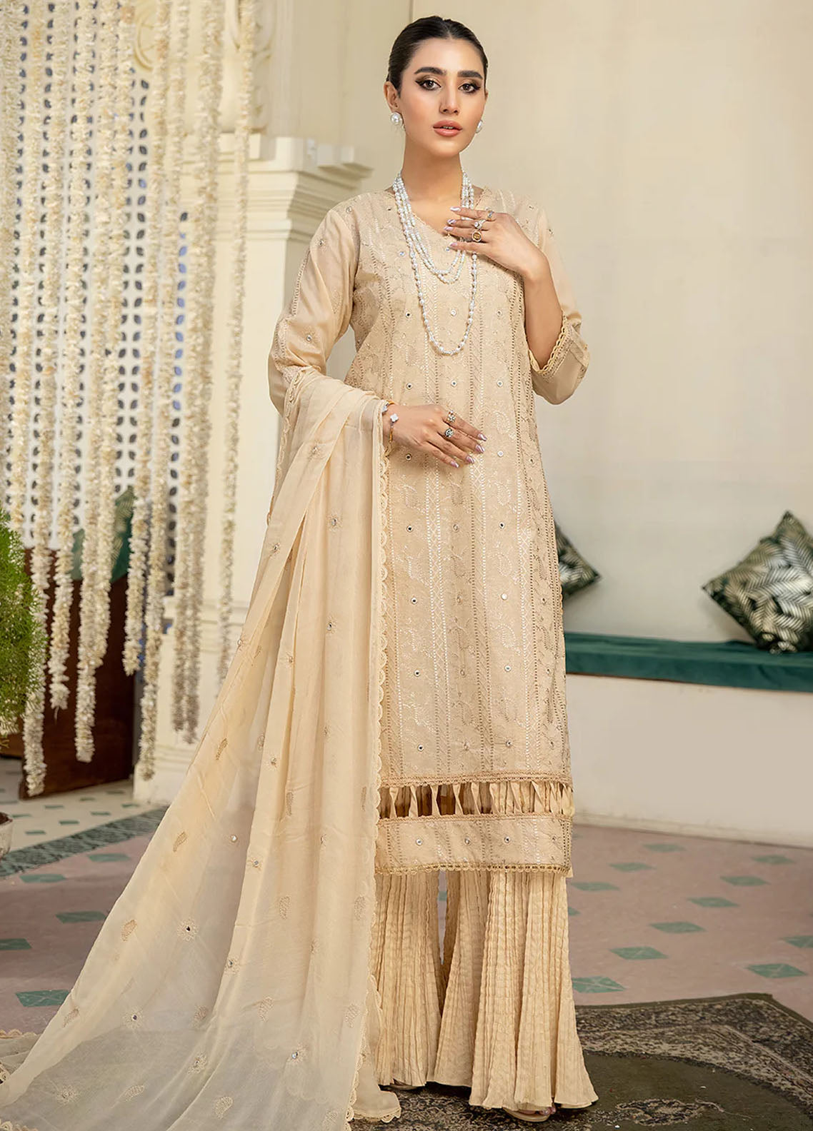 Mehr-E-Mah By Mahnur Unstitched Summer Collection 2023 D-11