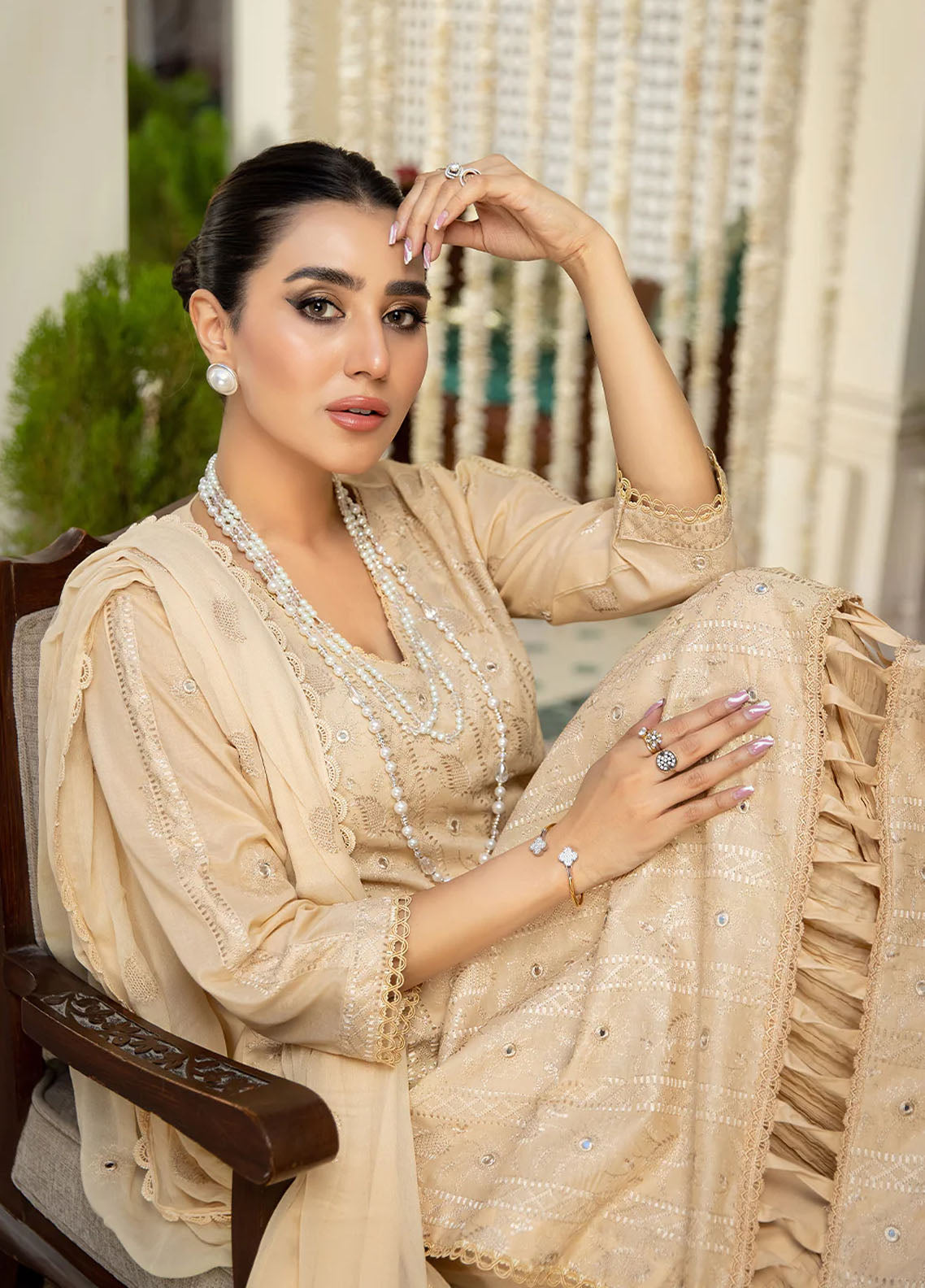 Mehr-E-Mah By Mahnur Unstitched Summer Collection 2023 D-11