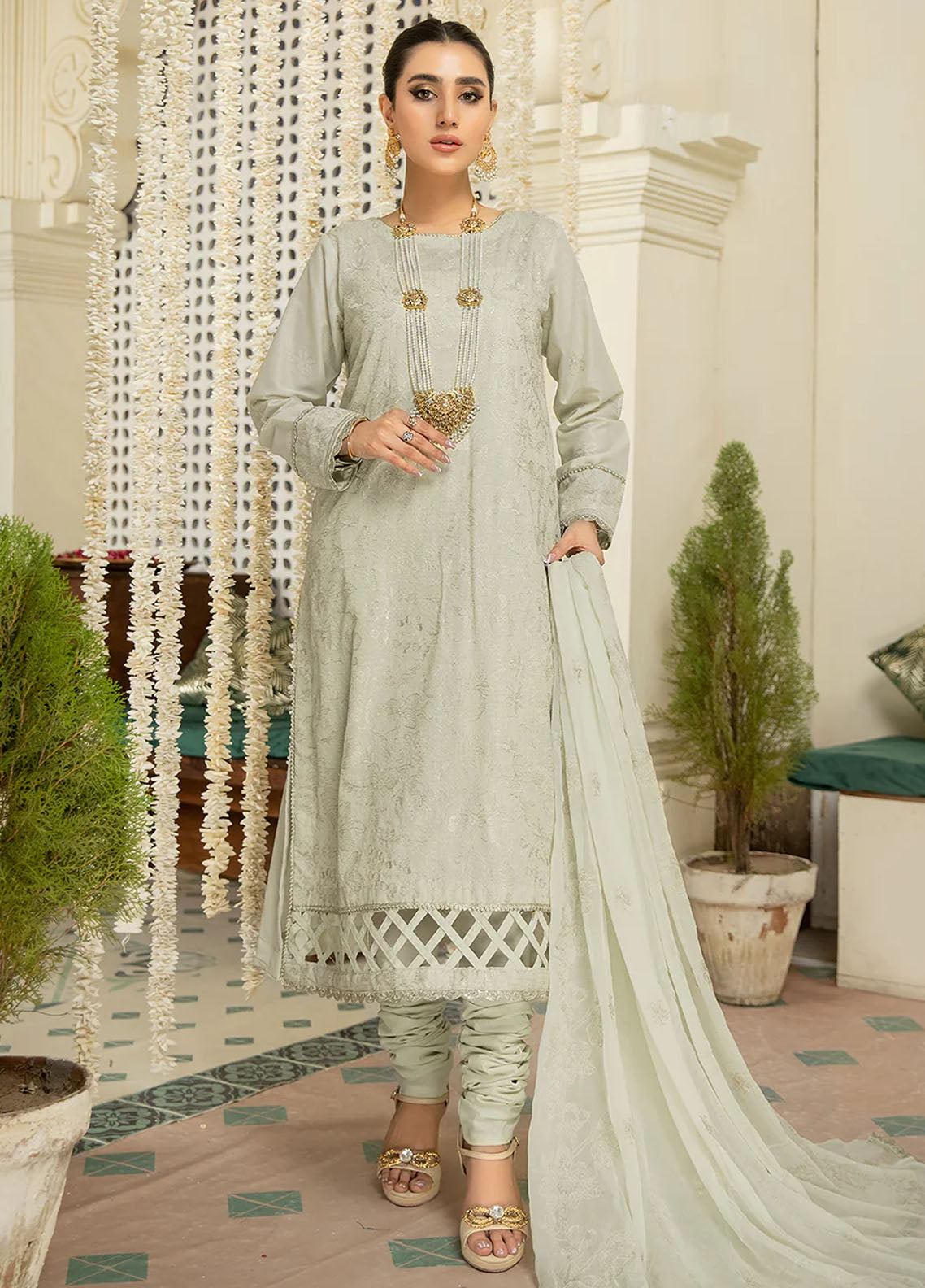 Mehr-E-Mah By Mahnur Unstitched Summer Collection 2023 D-12