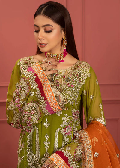 Mohagney By Freesia Premium Chiffon Collection 2023 FFD-0101 Irum