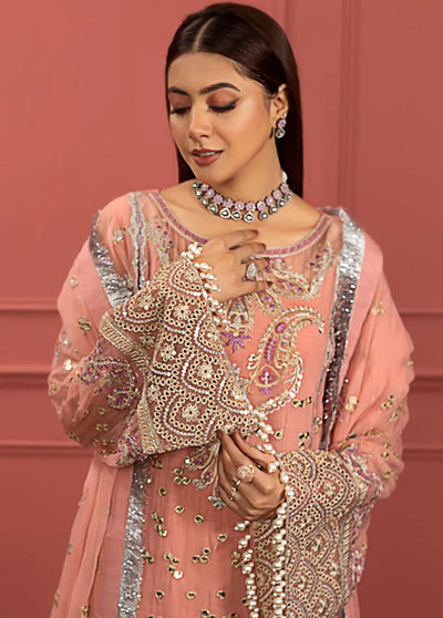 Mohagney By Freesia Premium Chiffon Collection 2023 FFD-0106 Armeena