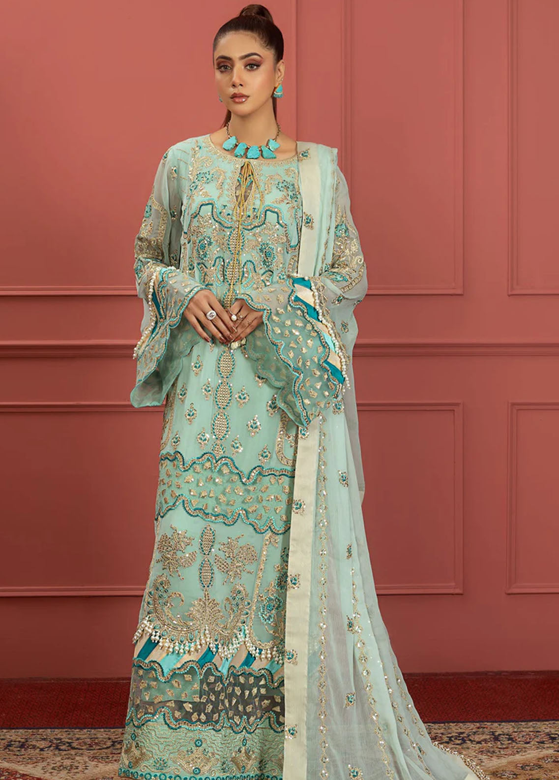 Mohagney By Freesia Premium Chiffon Collection 2023 FFD-0107 Zarie