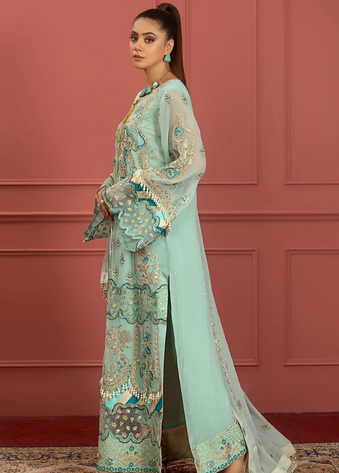 Mohagney By Freesia Premium Chiffon Collection 2023 FFD-0107 Zarie