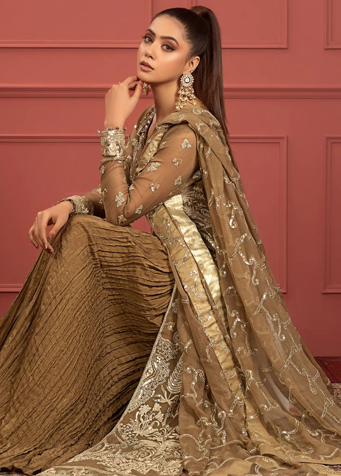 Mohagney By Freesia Premium Chiffon Collection 2023 FFG-0019 Ameera