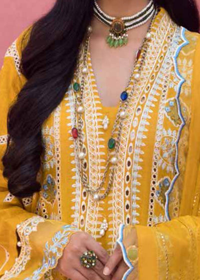 Mukesh By Al Zohaib Chikankari Lawn Collection 2023 A-02 ZEENAT