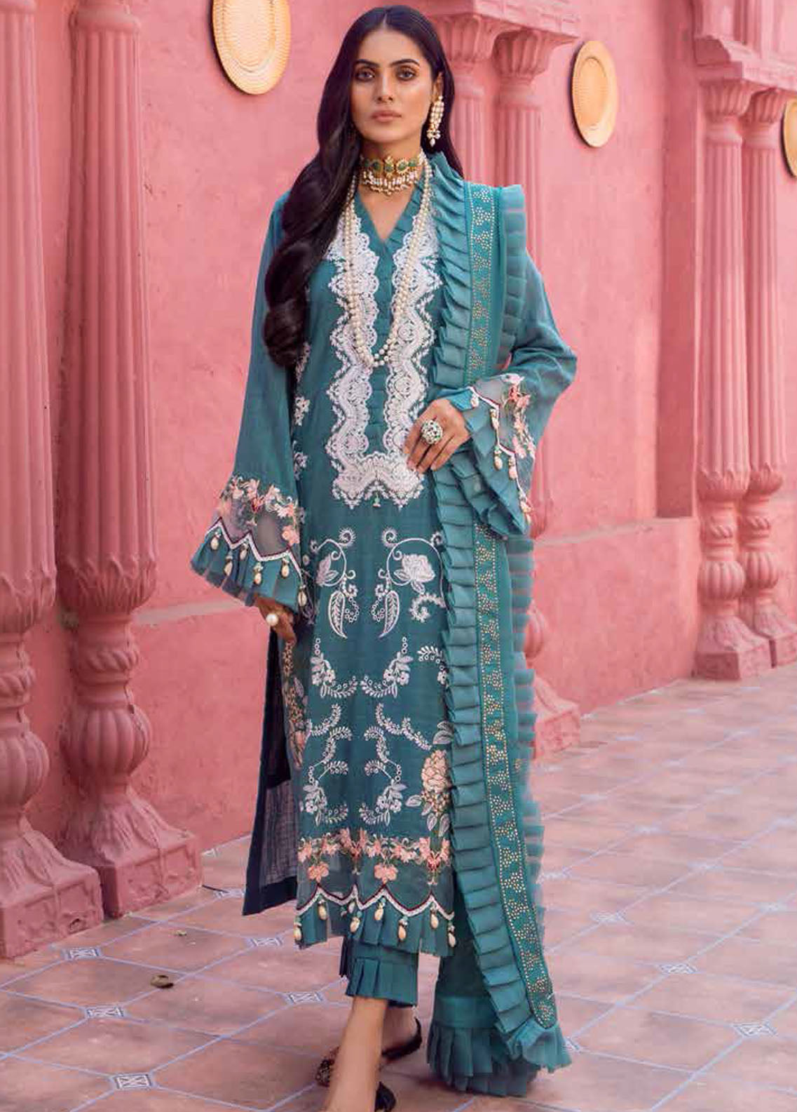 Mukesh By Al Zohaib Chikankari Lawn Collection 2023 A-03 MUMTAZ