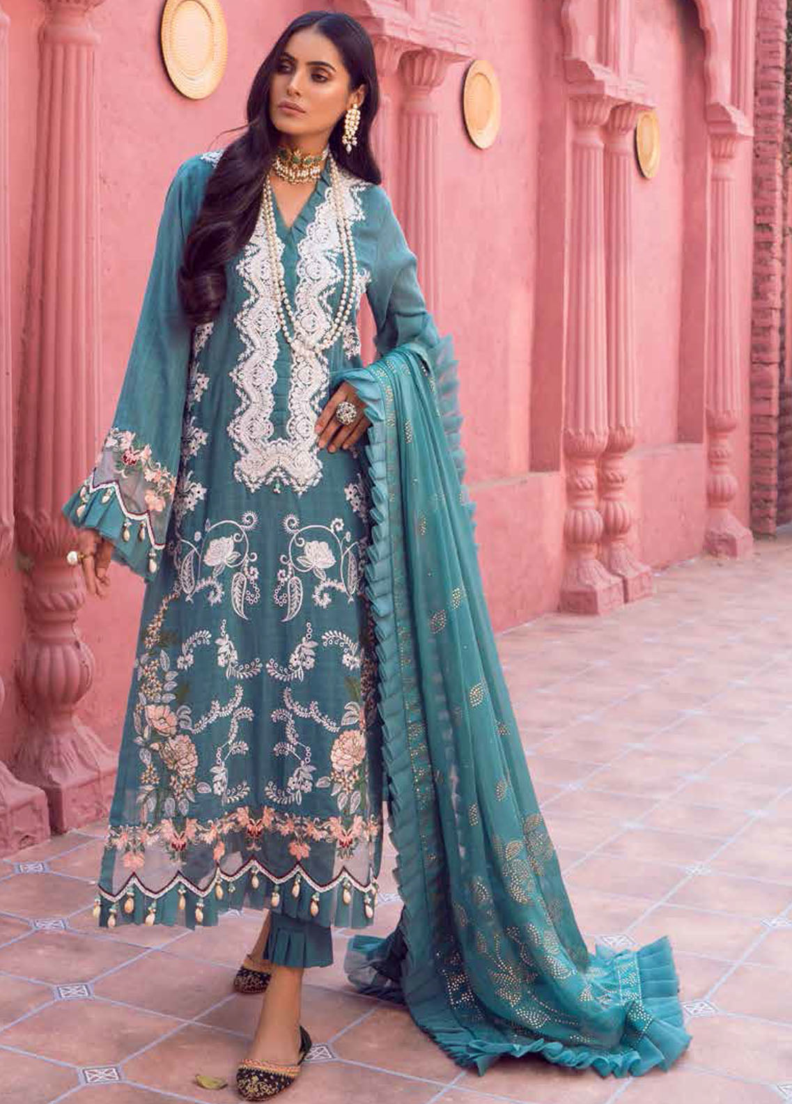 Mukesh By Al Zohaib Chikankari Lawn Collection 2023 A-03 MUMTAZ