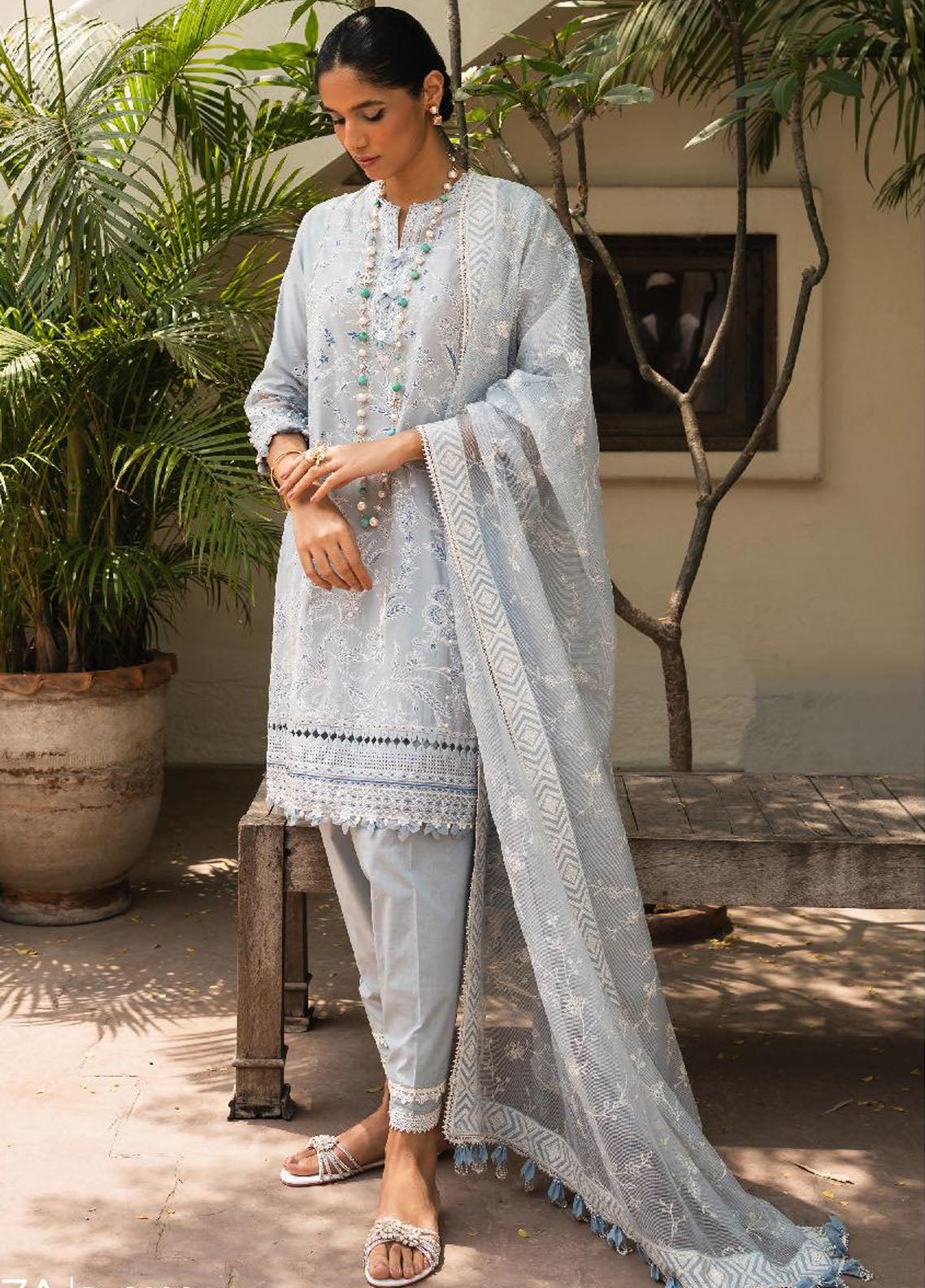 Muzlin By Sana Safinaz Summer Lawn Collection 2023 Vol-2 7A