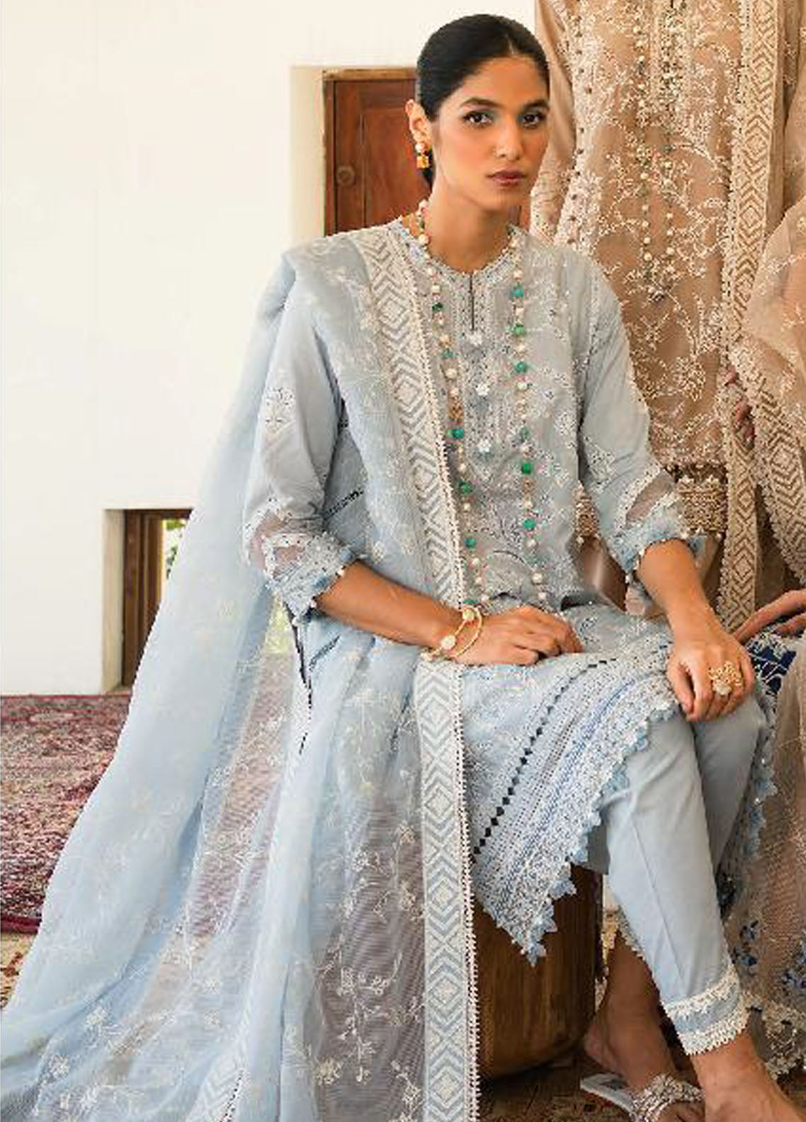 Muzlin By Sana Safinaz Summer Lawn Collection 2023 Vol-2 7A